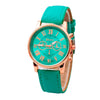 GENEVA Women's Fine Fashion Premium Quality Luxury Style Leather Watch - Divine Inspiration Styles