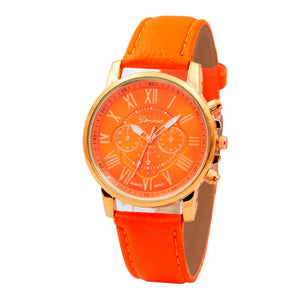 GENEVA Women's Fine Fashion Premium Quality Luxury Style Leather Watch - Divine Inspiration Styles