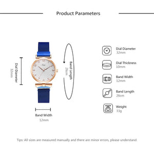 JADI Women's Fine Fashion Premium Quality Luxury Style Rose Gold Bracelet Watch - Divine Inspiration Styles