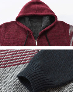 MOGA Design Men's Fashion Premium Quality Zipper Sweater Hooded Cardigan - Divine Inspiration Styles