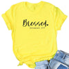 BLESSED Jeremiah 17:7 Women's Fashion Premium Quality Christian Faith T-Shirt - Divine Inspiration Styles