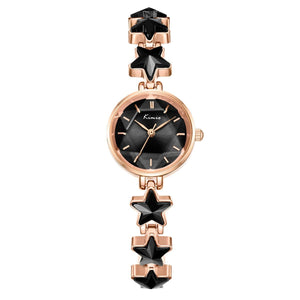 KIMIO Women's Fine Fashion Luxury Style Premium Quality Sparkling Stars Crystal Bracelet Watch - Divine Inspiration Styles