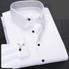 STANDFORD Design Men's Fashion Premium Quality Long Sleeves Business Dress Shirt - Divine Inspiration Styles