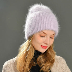 CERINA Design Collection Women's Winter Plush Fur Cashmere Beanie Hat - Divine Inspiration Styles