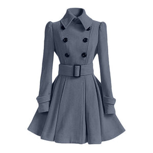 HEATHER Design Women's Fine Fashion Classic Luxury Style Designer Wool Coat Jacket - Divine Inspiration Styles