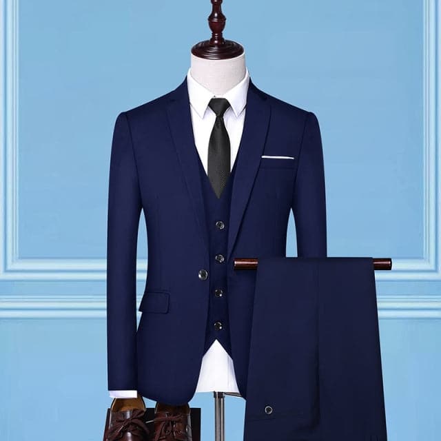 BRADLEY SUITS Men's Fashion Formal Business & Special Events Wear 3-PCS (Jacket + Pants + Vest) Suit Set - Divine Inspiration Styles