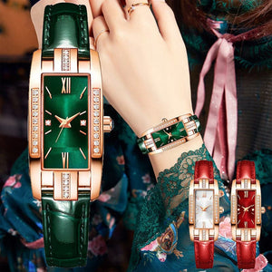 ROSON Women's Fine Fashion Premium Quality Elegant Style Genuine Leather Watch - Divine Inspiration Styles