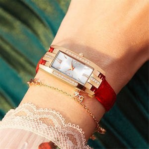 ROSON Women's Fine Fashion Premium Quality Elegant Style Genuine Leather Watch - Divine Inspiration Styles