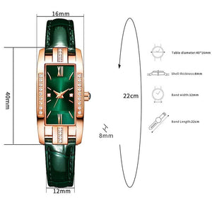 ROSON Women's Fine Fashion Premium Quality Elegant Style Genuine Leather Watch - Divine Inspiration Styles