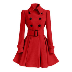 HEATHER Design Women's Fine Fashion Luxury Classic Style Designer Wool Coat Jacket - Divine Inspiration Styles