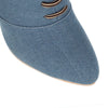 BRIANNA Design Women's Stylish Elegant Fashion Denim Zipper Design Boot Shoes - Divine Inspiration Styles