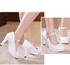 CABRINA Design Women's Stylish Elegant Fashion Buckle Design Pumps Dress Shoes - Divine Inspiration Styles