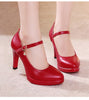 CABRINA Design Women's Stylish Elegant Fashion Buckle Design Pumps Dress Shoes - Divine Inspiration Styles