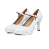 CABRINA Design Women's Stylish Elegant Fashion Buckle Design Pumps Dress Shoes - Divine Inspiration Styles