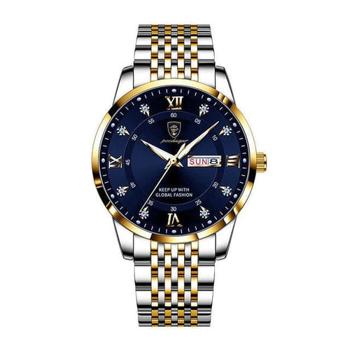 POEDAGAR Men's Luxury Fine Fashion Premium Top Quality Stainless Steel Watch - Divine Inspiration Styles