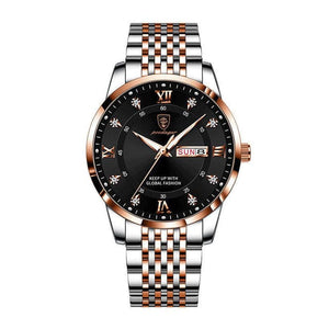 POEDAGAR Men's Luxury Fine Fashion Premium Top Quality Stainless Steel Watch - Divine Inspiration Styles