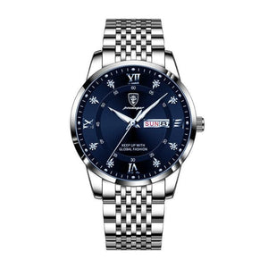 POEDAGAR Men's Luxury Fine Fashion Premium Top Quality Stainless Steel Watch - Divine Inspiration Styles