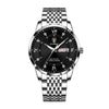 POEDAGAR Men's Luxury Fine Fashion Premium Top Quality Stainless Steel Watch - Divine Inspiration Styles