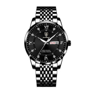 POEDAGAR Men's Luxury Fine Fashion Premium Top Quality Stainless Steel Watch - Divine Inspiration Styles
