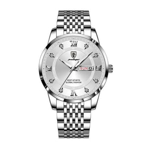 POEDAGAR Men's Luxury Fine Fashion Premium Top Quality Stainless Steel Watch - Divine Inspiration Styles