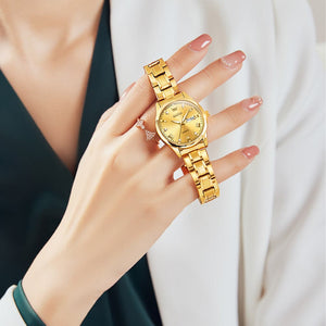 OLEVS Women's Fine Fashion Premium Quality Luxury Style Stainless Steel Watch - Divine Inspiration Styles