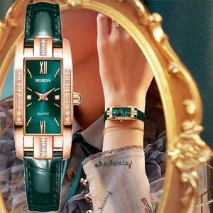 ROSON Women's Fine Fashion Premium Quality Elegant Style Genuine Leather Watch - Divine Inspiration Styles