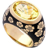 AMSTAR Women's Fashion Elegant Stylish Enamel Sun Flower Statement Ring - Divine Inspiration Styles