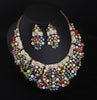 QUINTESSA Women's Fashion Premium Quality CZ & Opal Multicolor Floral Jewelry Set - Divine Inspiration Styles
