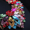 QUINTESSA Women's Fashion Premium Quality CZ Multicolor Floral Jewelry Set - Divine Inspiration Styles