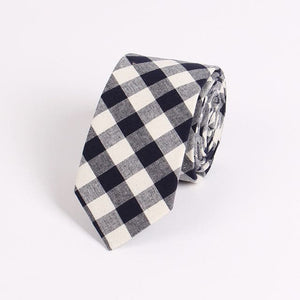 MACKINLEY Design Men's Fashion Premium Quality Classic Plaids Stripes Ties - Divine Inspiration Styles