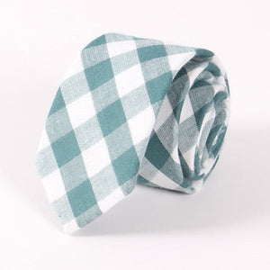 MACKINLEY Design Men's Fashion Premium Quality Classic Plaids Stripes Ties - Divine Inspiration Styles