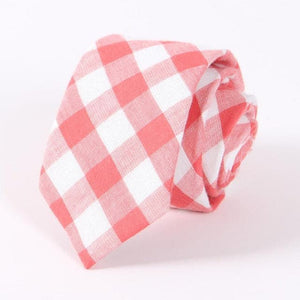 MACKINLEY Design Men's Fashion Premium Quality Classic Plaids Stripes Ties - Divine Inspiration Styles