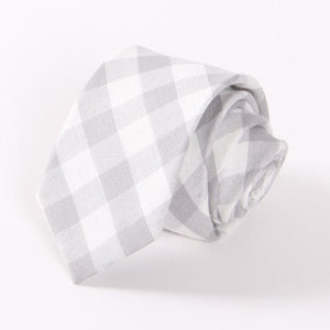 MACKINLEY Design Men's Fashion Premium Quality Classic Plaids Stripes Ties - Divine Inspiration Styles