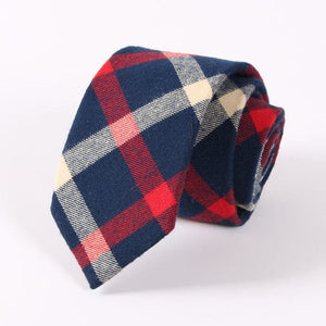 MACKINLEY Design Men's Fashion Premium Quality Classic Plaids Stripes Ties - Divine Inspiration Styles