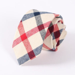 MACKINLEY Design Men's Fashion Premium Quality Classic Plaids Stripes Ties - Divine Inspiration Styles
