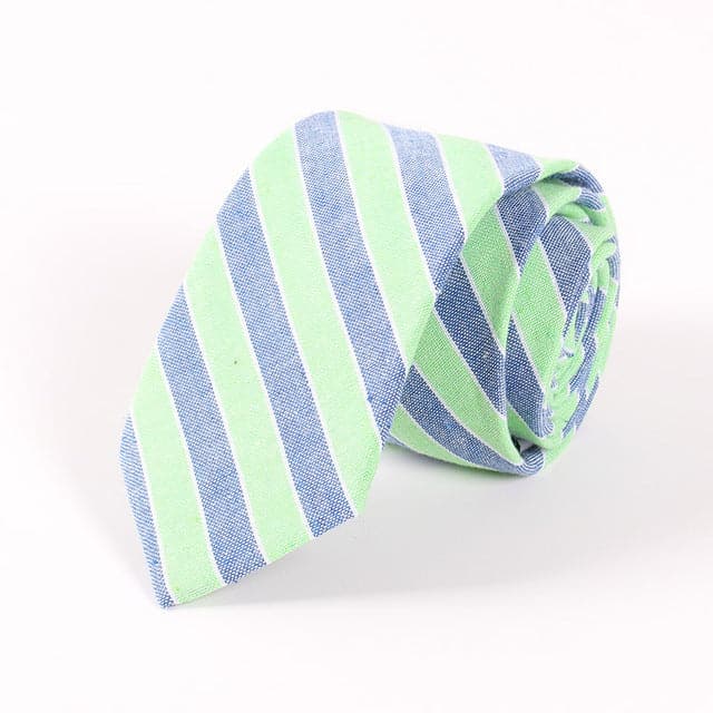 MACKINLEY Design Men's Fashion Premium Quality Classic Plaids Stripes Ties - Divine Inspiration Styles