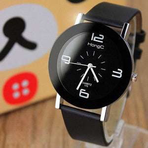 HONGC Women's Fashion Genuine Leather Black & White Luxury Watch - Divine Inspiration Styles