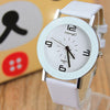 HONGC Women's Fashion Genuine Leather Black & White Luxury Watch - Divine Inspiration Styles