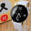 HONGC Women's Fashion Genuine Leather Black & White Luxury Watch - Divine Inspiration Styles