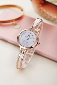 JW Women's Fine Fashion Rose Gold Luxury Rhinestone Bracelet Watch - Divine Inspiration Styles