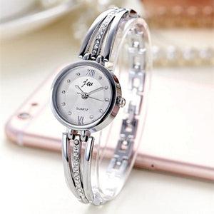 JW Women's Fine Fashion Rose Gold Luxury Rhinestone Bracelet Watch - Divine Inspiration Styles