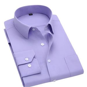 UNISPLENDOR Men's Fashion Long Sleeves Premium Top Quality Business Dress Shirt - Divine Inspiration Styles