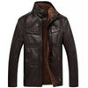 MOUNTAINSKIN Men's Fashion Premium Quality Leather Plush Fur Coat Jacket - Divine Inspiration Styles