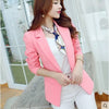 MARA'S DREAM Women's Fashion Solid Color One Button Blazer Suit Jacket - Divine Inspiration Styles