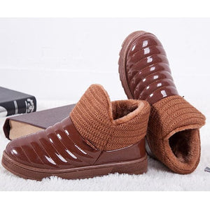 MISAB Women's Fashion Vivid Candy Color Plush Fur Ankle Boot Shoes - Divine Inspiration Styles