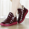 MISAB Women's Fashion Vivid Candy Color Plush Fur Ankle Boot Shoes - Divine Inspiration Styles