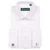 PAUL JONES Men's Business Formal Long Sleeves Dress Shirt with Cufflinks Included - Divine Inspiration Styles