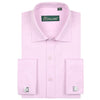 PAUL JONES Men's Business Formal Long Sleeves Dress Shirt with Cufflinks Included - Divine Inspiration Styles