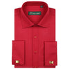PAUL JONES Men's Business Formal Long Sleeves Dress Shirt with Cufflinks Included - Divine Inspiration Styles