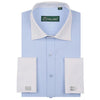 PAUL JONES Men's Business Formal Long Sleeves Dress Shirt with Cufflinks Included - Divine Inspiration Styles